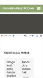 Mobile Screenshot of drogrehabilitacio.hu