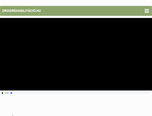 Tablet Screenshot of drogrehabilitacio.hu